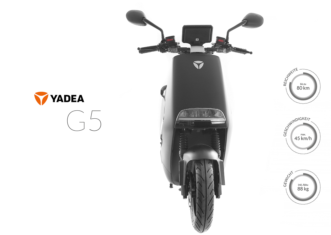 SXT-Scooters.de - der Experte für Elektromobilität | SXT Yadea G5 | günstig  online bestellen