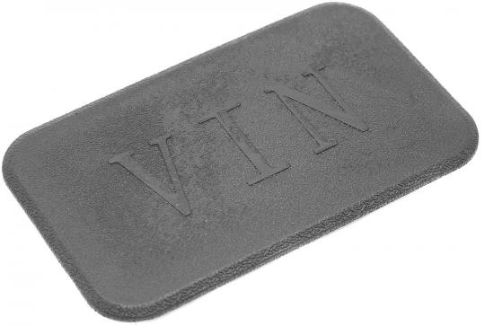 Vehicle ID rubber cover 