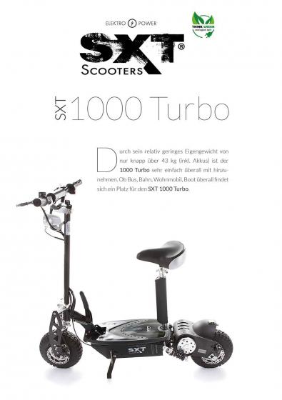 Werbeflyer DIN A5 (50er Pack) SXT 1000 Turbo