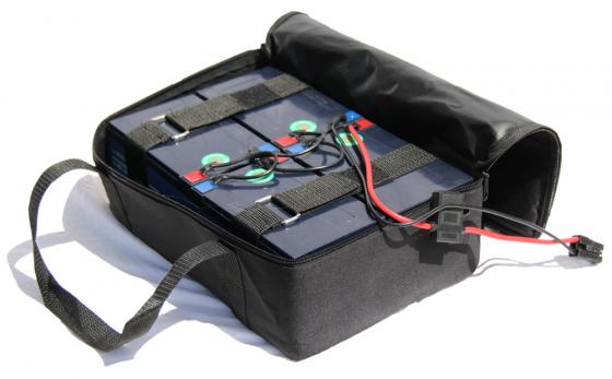 Battery case 48V black