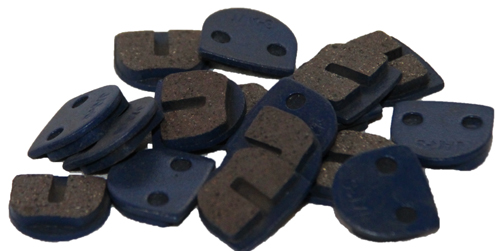 Square brake pads - Set (2 Pcs.) for one brake caliper 