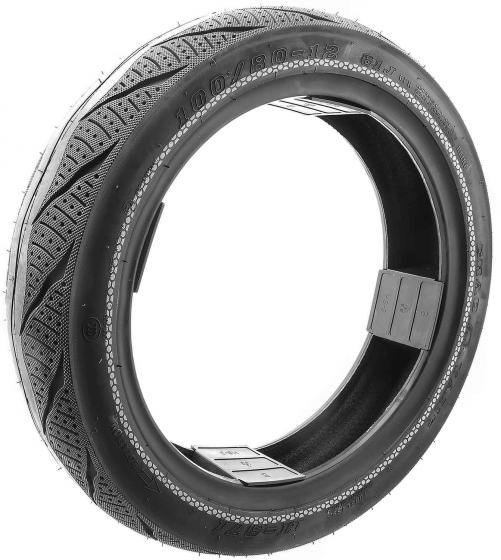 Reifen  für Hinterrad mit Strassenprofil 100 / 80 - 12 ( H - 971 ) 